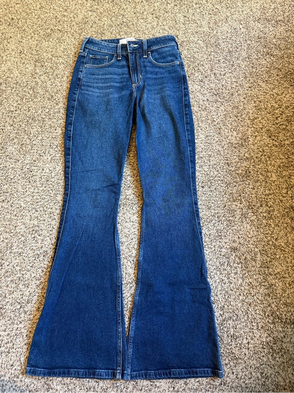Hollister High Rise Flare Jeans 26 Long